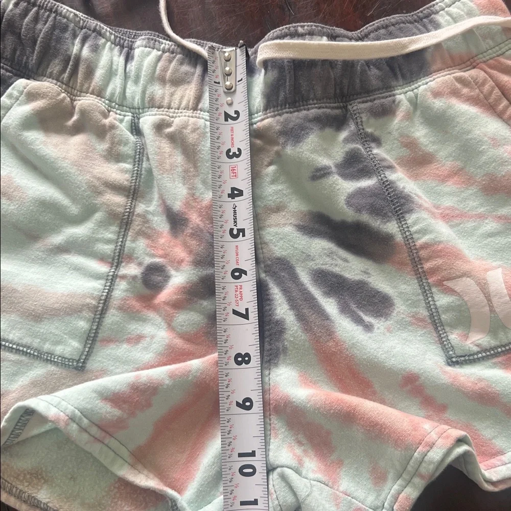Hurley Women’s Tie Dye Drawstring Lounge Shorts Pastel Surf